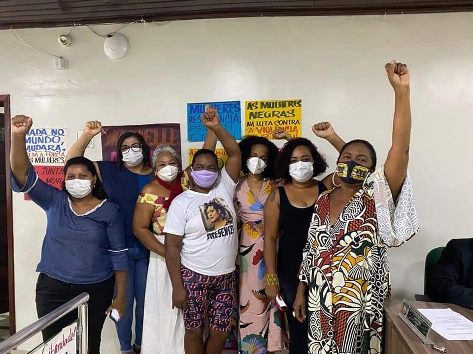 O Coletivo de Mulheres Negras Maria-Maria (Comunema) nasceu em 2015 com o objetivo de articular, mobilizar e fortalecer a luta de mulheres negras da Amazônia. Foto: Comunema
