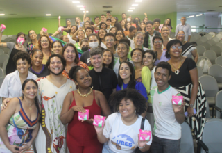 Estudantes do IFPE debateram dignidade menstrual e acesso a direitos em Recife (PE). Foto: IFPE/Divulgação