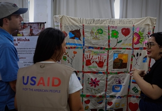 Consultores da USAID em visita à rede socioassistencial de Manaus (AM)