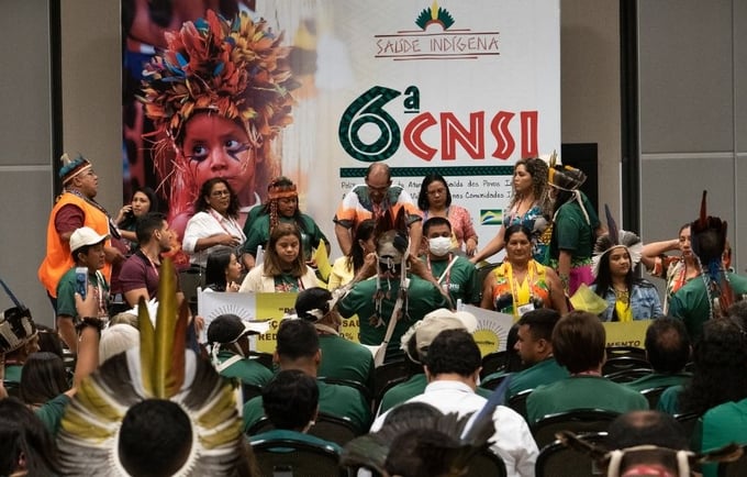 6ª Conferência Nacional de Saúde Indigena. Foto: ©Ascom CNS/Paulo Pepe