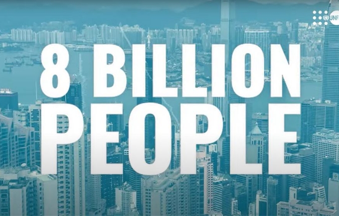 Mundo Alcança 8 bilhões de pessoas. Foto: Reprodução / ©UNFPA