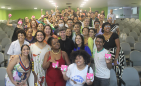 Estudantes do IFPE debateram dignidade menstrual e acesso a direitos em Recife (PE). Foto: IFPE/Divulgação