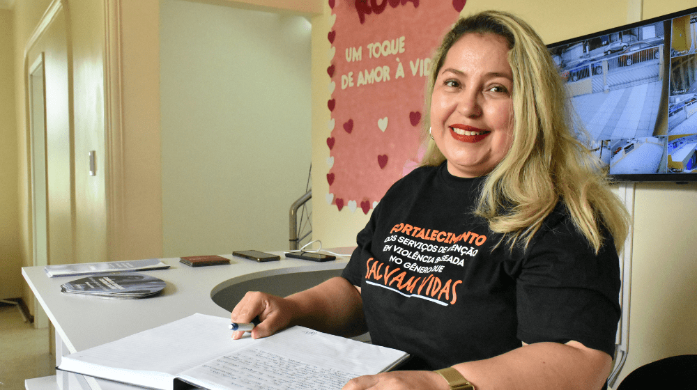 Soraya atua desde julho na Ycamiabas - Casa de Acolhimento para Mulheres, inaugurada com apoio do UNFPA. Foto: ©UNFPA Brasil/Tha