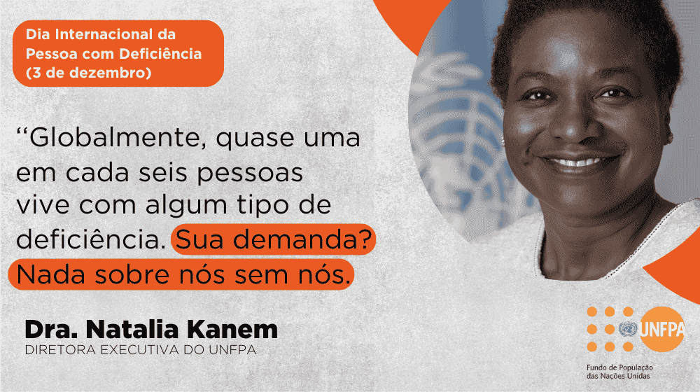 Declaração da Diretora Executiva do UNFPA, Dra. Natalia Kanem