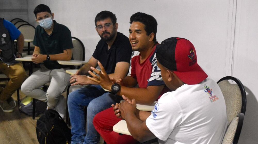 Homens participam de encontro sobre masculinidades