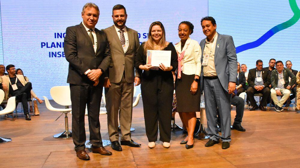 Premiação da iniciativa de Arapiraca na Mostra Brasil, Aqui Tem SUS. Foto: ©UNFPA/Pedro Sibahi