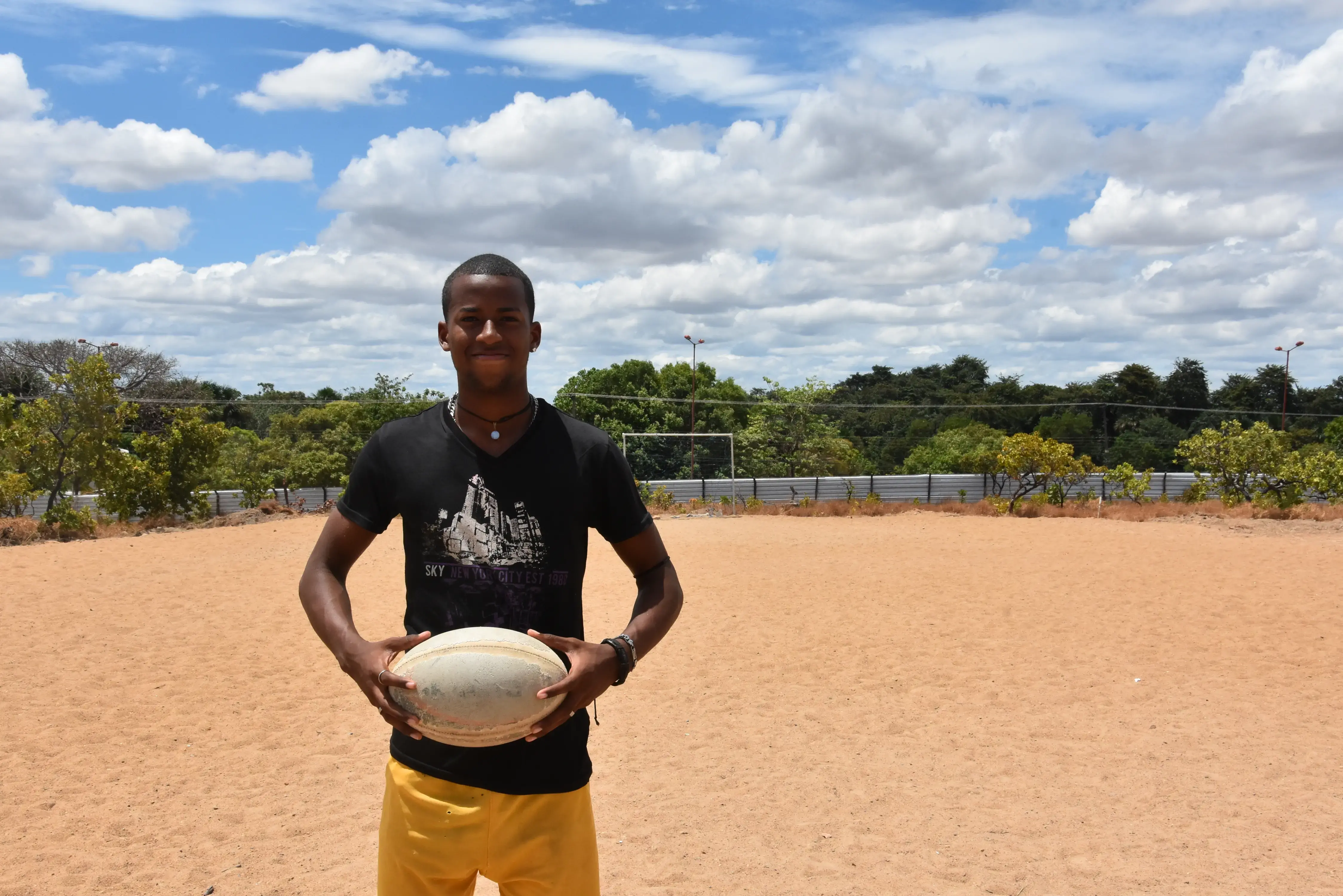 A esperança de um jovem atleta