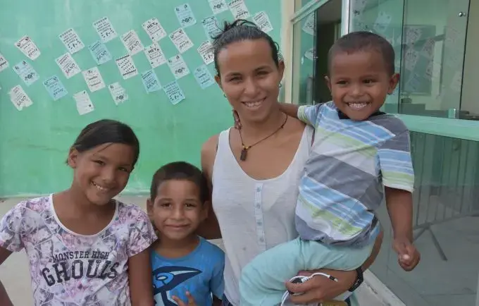 A family reunited by courage