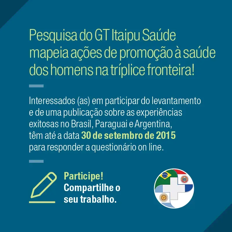 Pesquisa apoiada pelo UNFPA mapeia ações de promoção à saúde do homem na tríplice fronteira