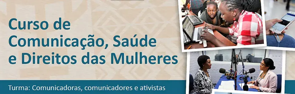 Estão abertas inscrições para curso gratuito de comunicação, saúde e direitos das mulheres