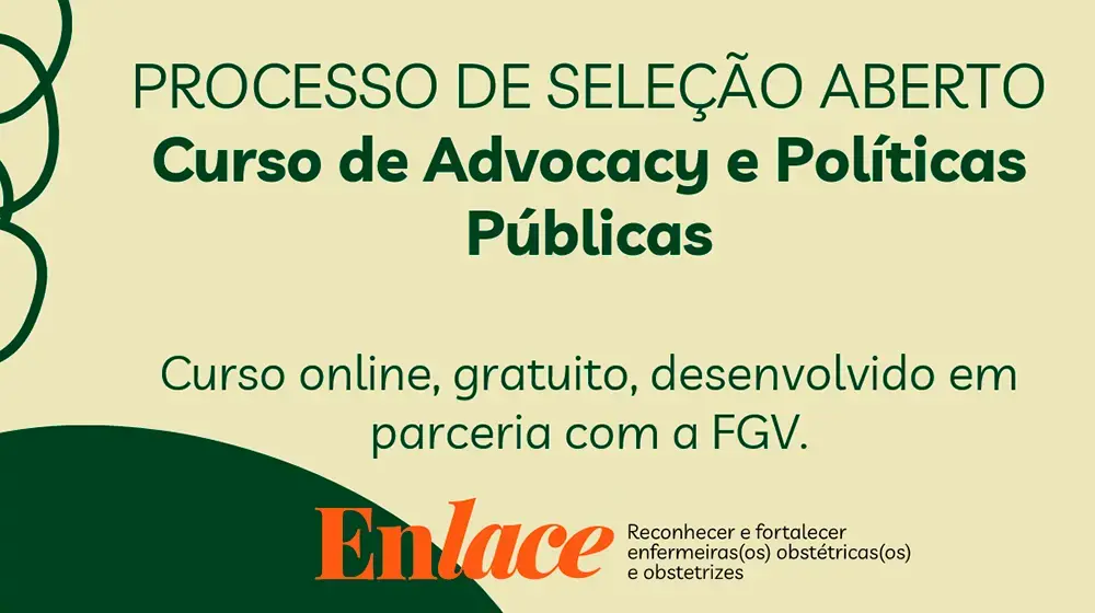 Projeto Enlace abre processo seletivo para curso de advocacy e políticas públicas