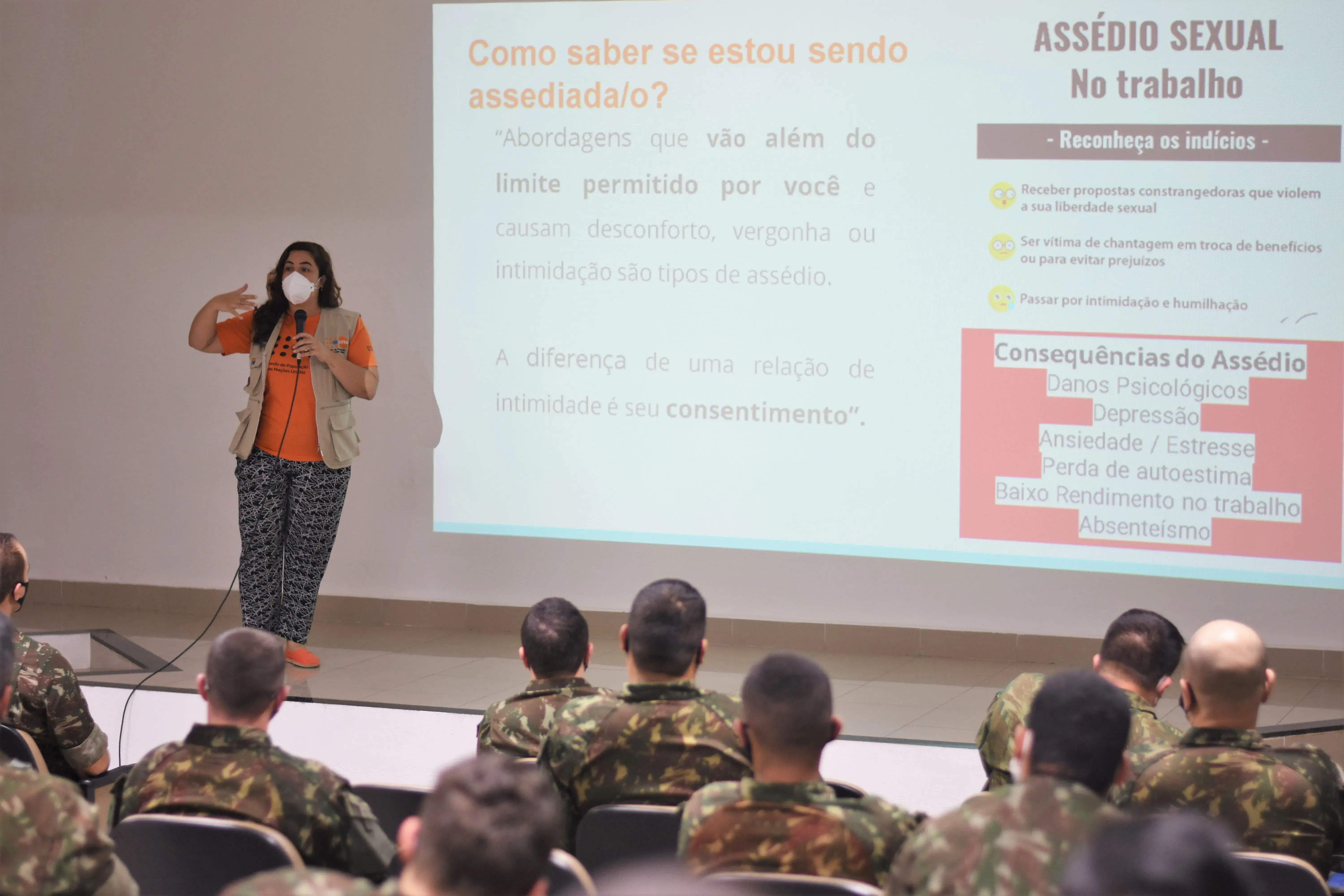 UNFPA realiza treinamento sobre Proteção contra Abuso, Assédio e Exploração Sexual para 11º contingente militar da Operação Acolhida