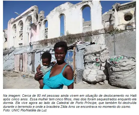 ONU Brasil produz material exclusivo sobre a reconstrução do Haiti