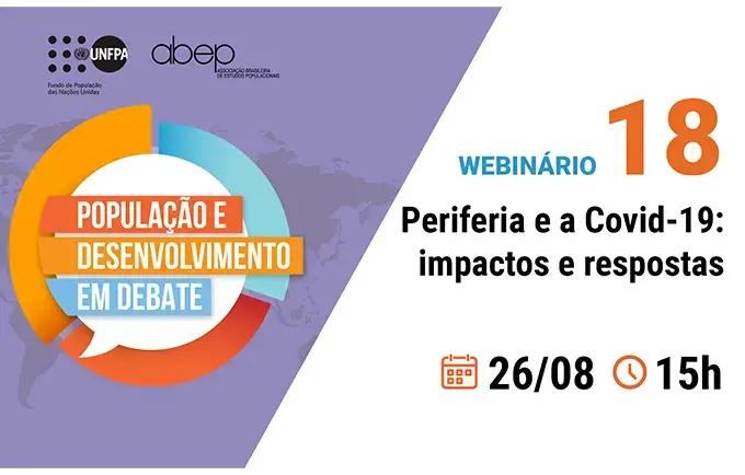 Especialistas e sociedade civil debatem em evento virtual sobre Covid-19 nas periferias do Brasil