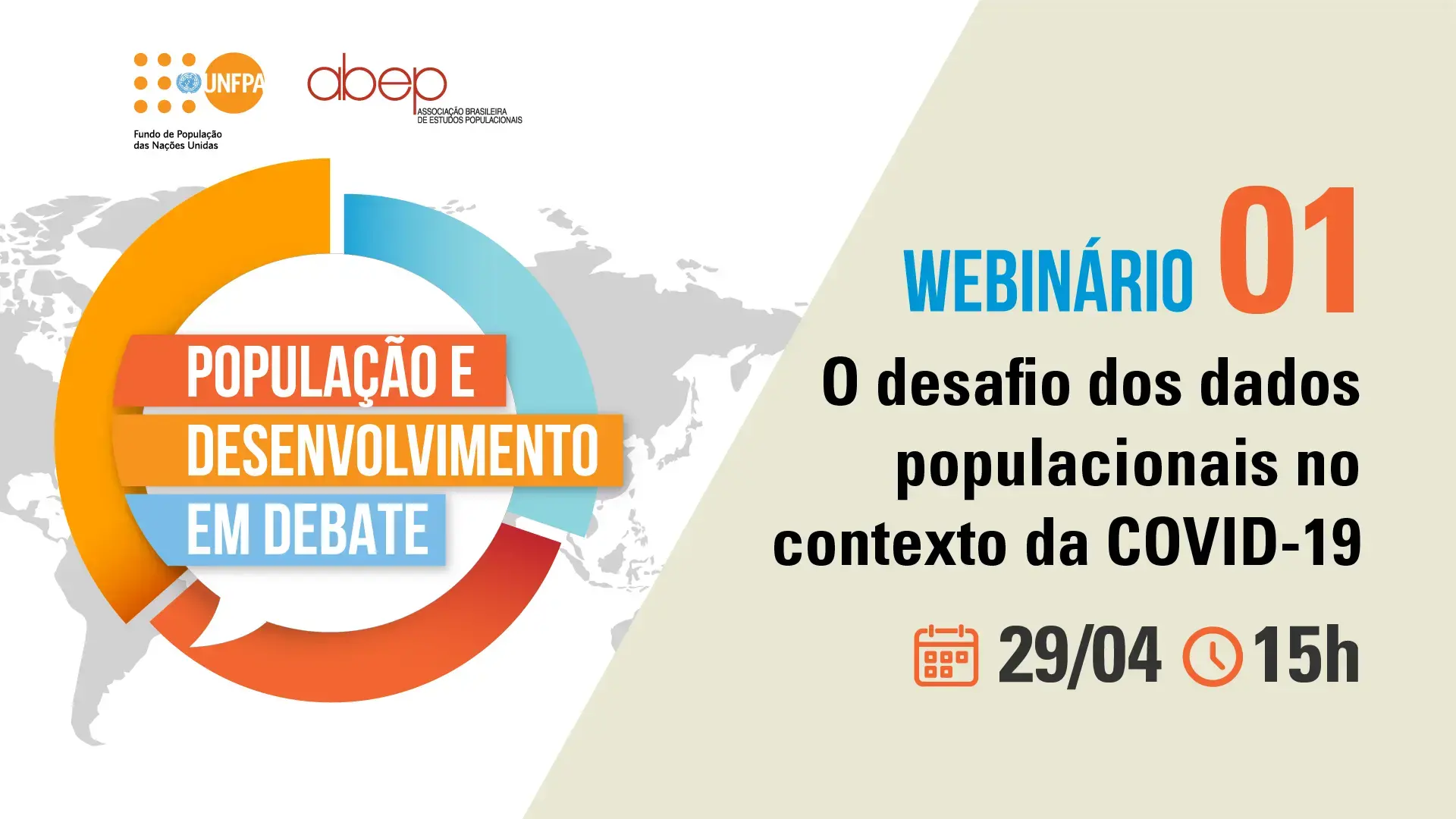 ABEP e UNFPA realizam webinário sobre desafios da produção de dados populacionais no contexto da COVID-19