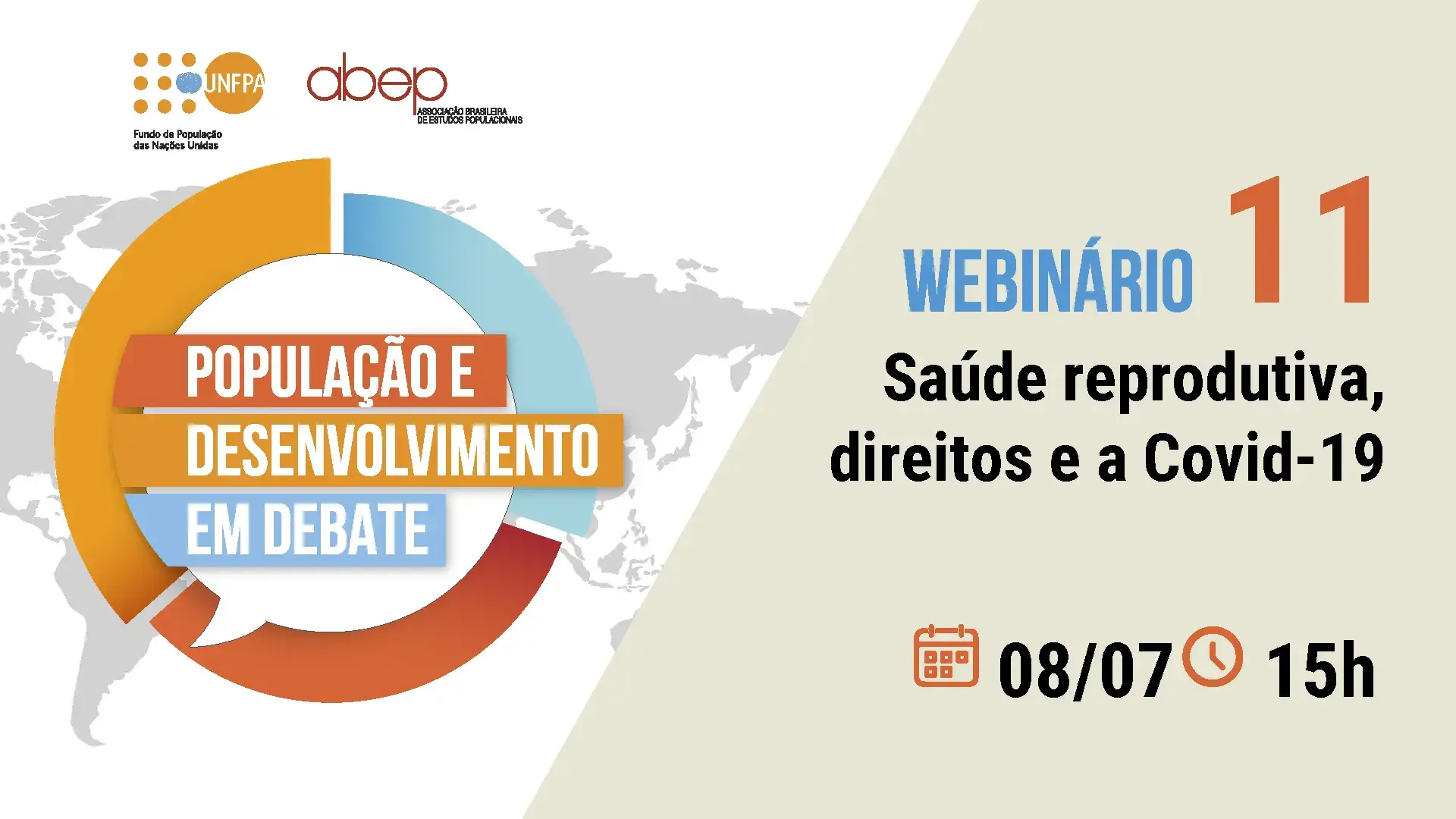 Saúde reprodutiva, direitos e COVID-19 é tema de webinário realizado por ABEP e UNFPA