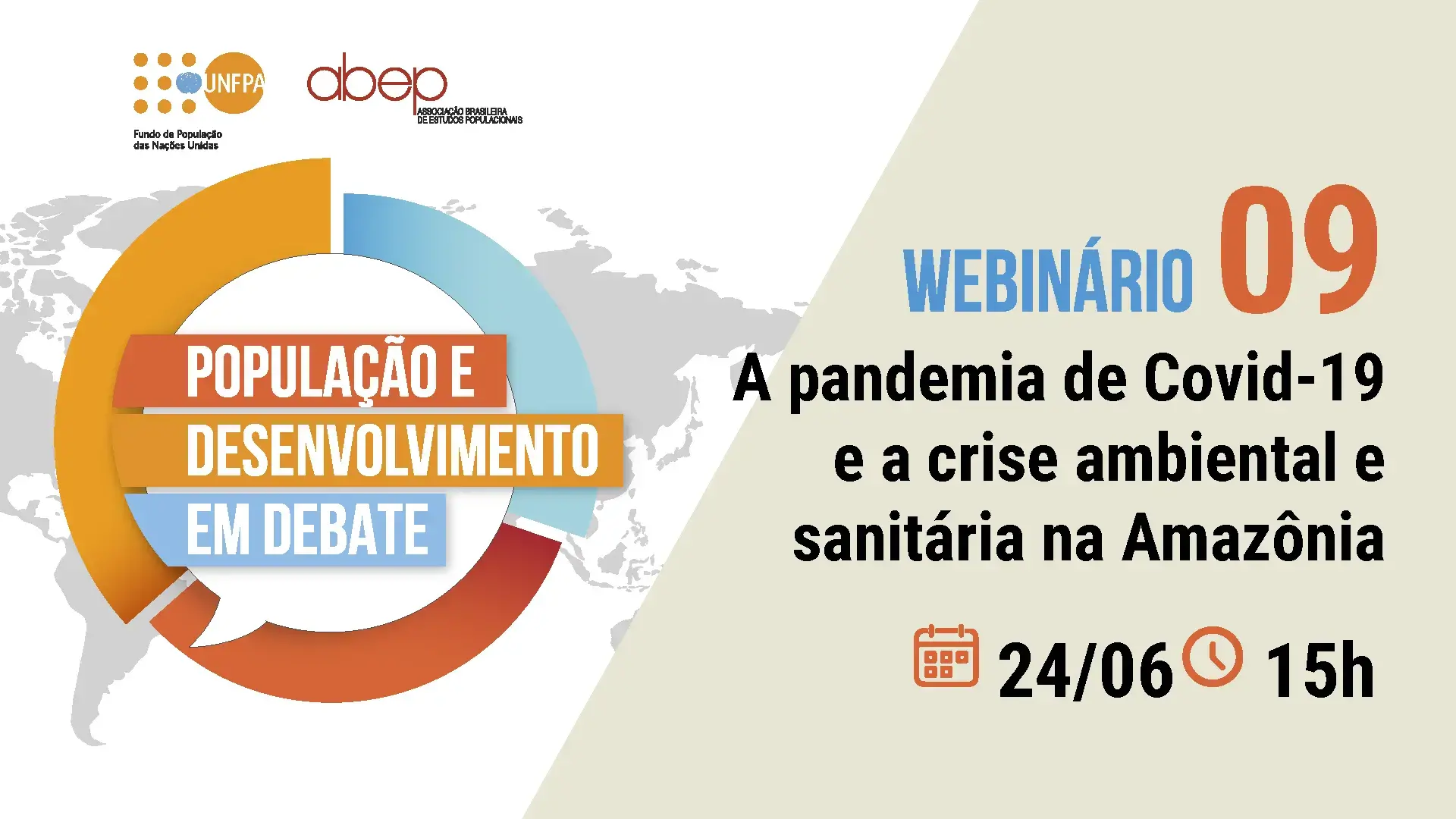 Covid-19 e crise ambiental e sanitária na Amazônia é tema de webinário realizado por UNFPA e ABEP