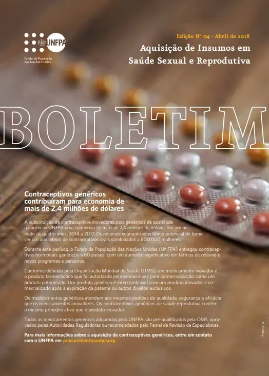 Boletim Aquisição de Insumos em Saúde Sexual e Reprodutiva - Ed. 4