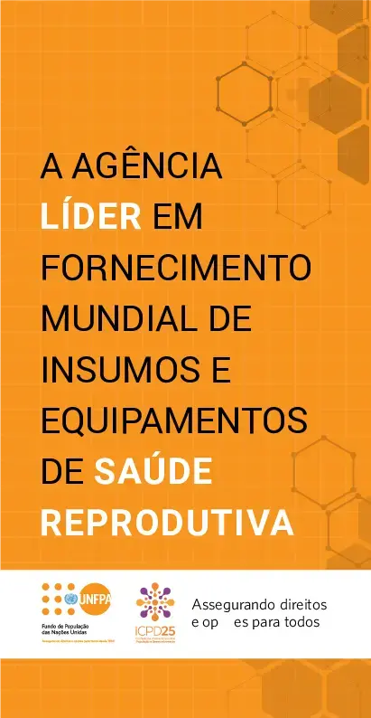 Fornecimento mundial de insumos e equipamentos de saúde reprodutiva (folder)