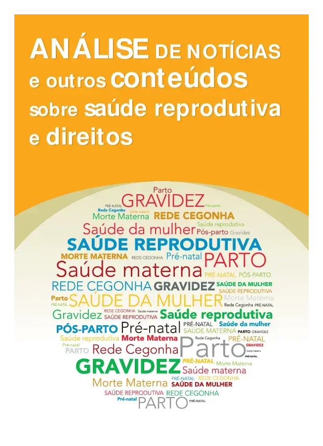 Análise de notícias e outros conteúdos sobre saúde reprodutiva e direitos