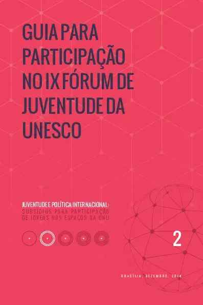 Guia para participação no IX Fórum de Juventude da UNESCO